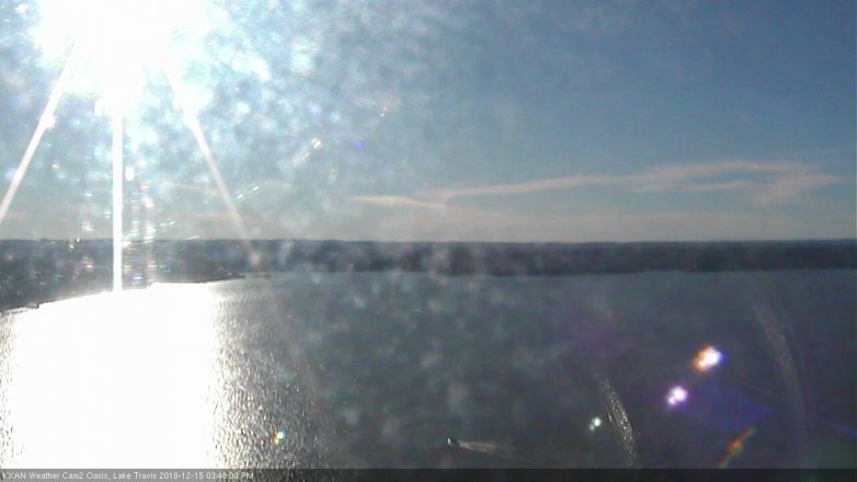 Lake Travis webcam, December 15, 2018 2:50 PM CT