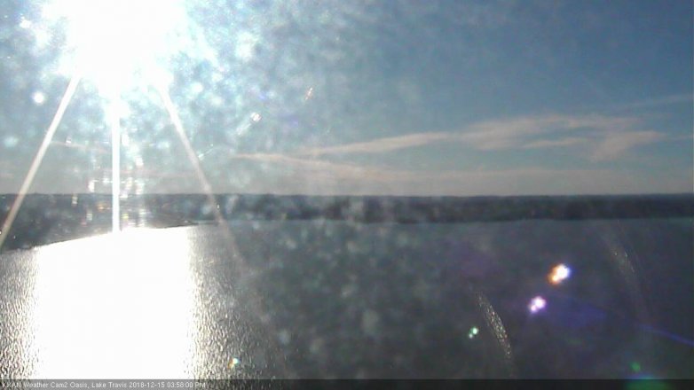 Lake Travis webcam, December 15, 2018 3:00 PM CT