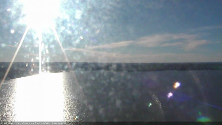 Lake Travis webcam, December 15, 2018 3:05 PM CT