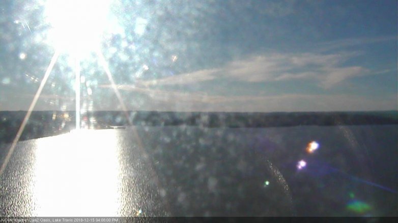 Lake Travis webcam, December 15, 2018 3:10 PM CT