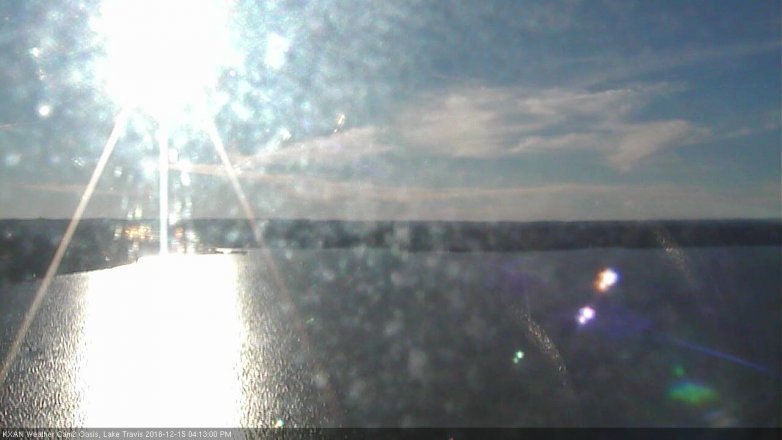 Lake Travis webcam, December 15, 2018 3:15 PM CT