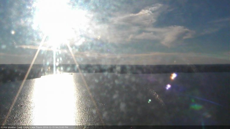 Lake Travis webcam, December 15, 2018 3:25 PM CT