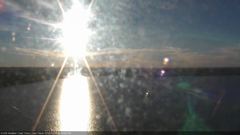 Lake Travis webcam, December 15, 2018 3:55 PM CT