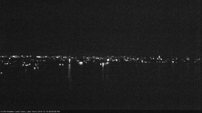 Lake Travis webcam, December 15, 2018 5:50 PM CT