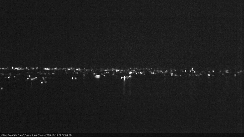 Lake Travis webcam, December 15, 2018 5:55 PM CT