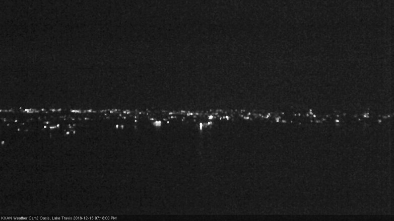 Lake Travis webcam, December 15, 2018 6:20 PM CT