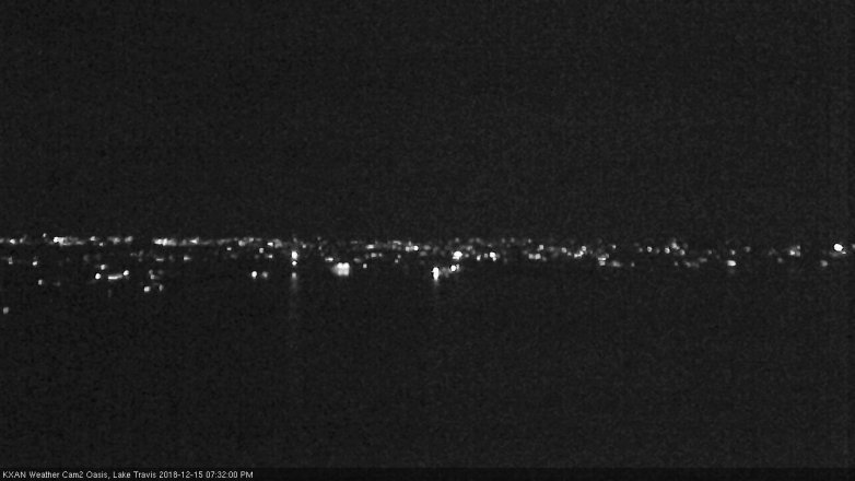 Lake Travis webcam, December 15, 2018 6:35 PM CT