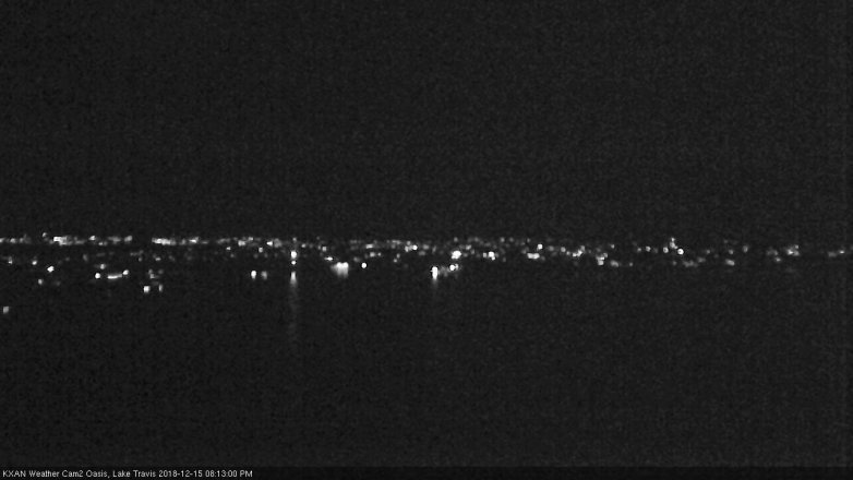 Lake Travis webcam, December 15, 2018 7:15 PM CT