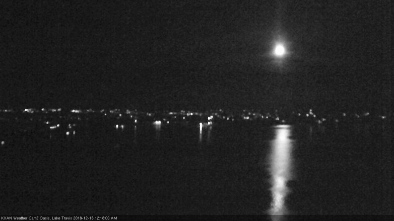 Lake Travis webcam, December 15, 2018 11:20 PM CT