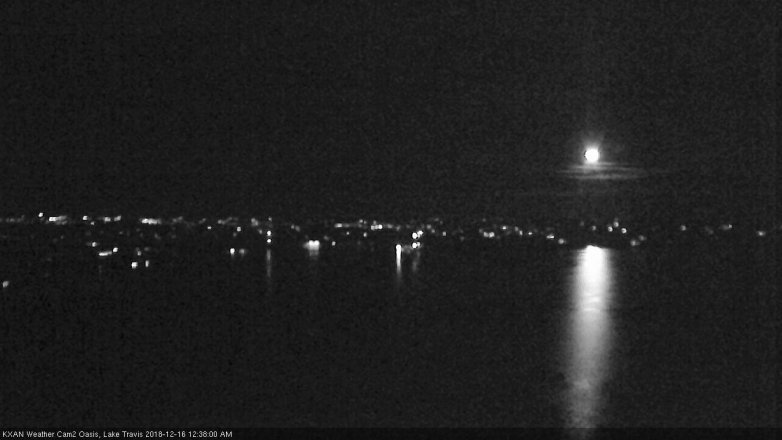 Lake Travis webcam, December 15, 2018 11:40 PM CT