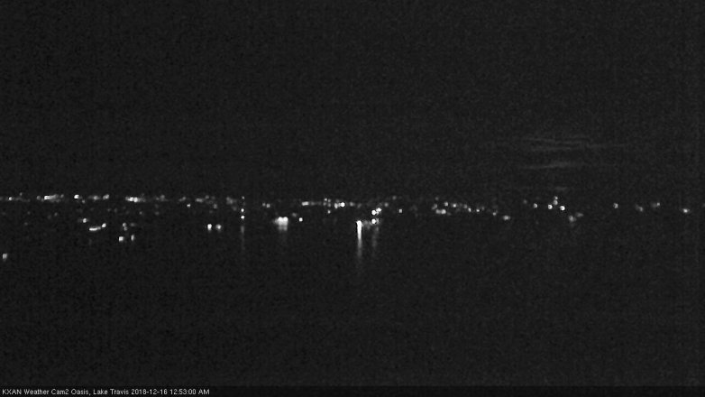 Lake Travis webcam, December 15, 2018 11:55 PM CT