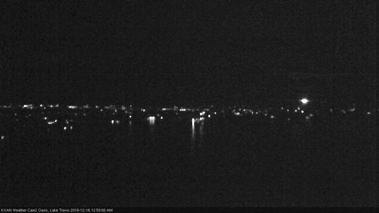 Lake Travis webcam, December 15, 2018 12:00 AM CT