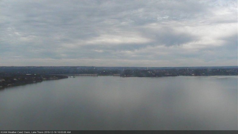 Lake Travis webcam, December 16, 2018 9:05 AM CT