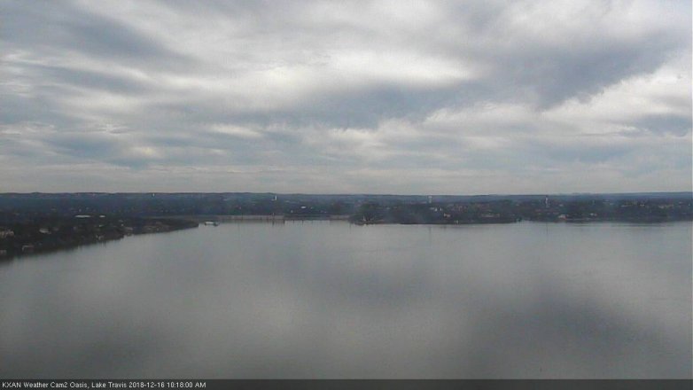 Lake Travis webcam, December 16, 2018 9:20 AM CT