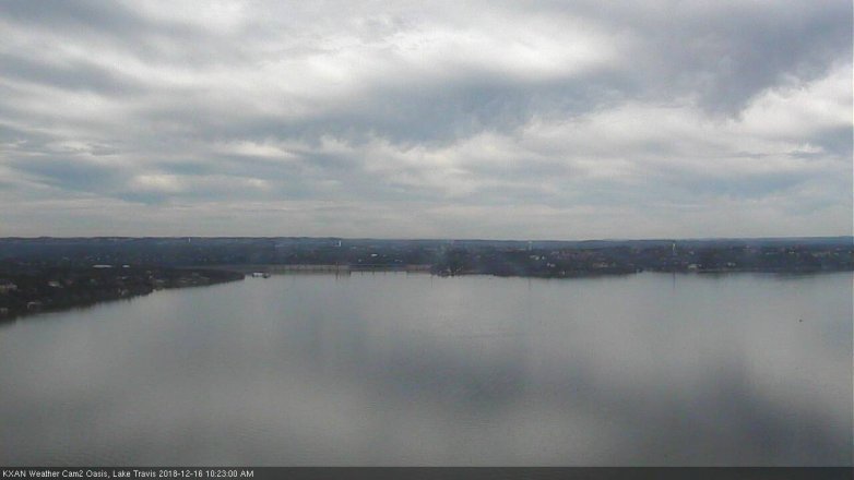 Lake Travis webcam, December 16, 2018 9:25 AM CT