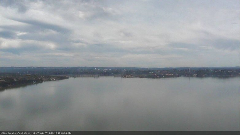 Lake Travis webcam, December 16, 2018 9:45 AM CT