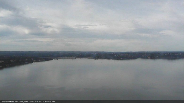 Lake Travis webcam, December 16, 2018 9:55 AM CT