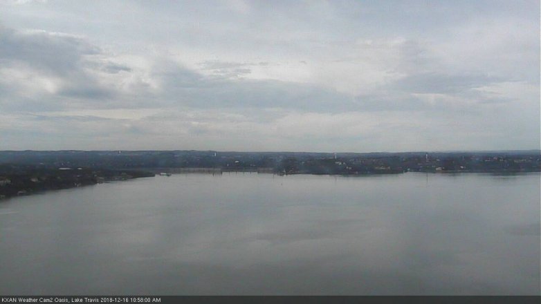 Lake Travis webcam, December 16, 2018 10:00 AM CT