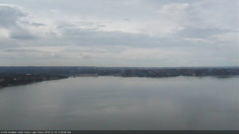 Lake Travis webcam, December 16, 2018 10:05 AM CT