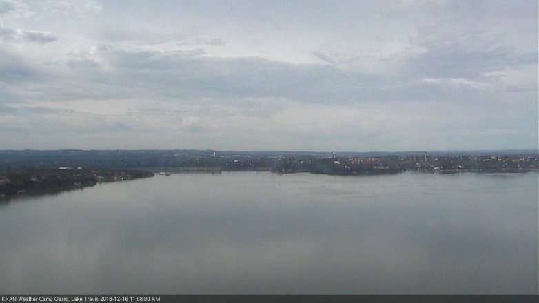 Lake Travis webcam, December 16, 2018 10:10 AM CT