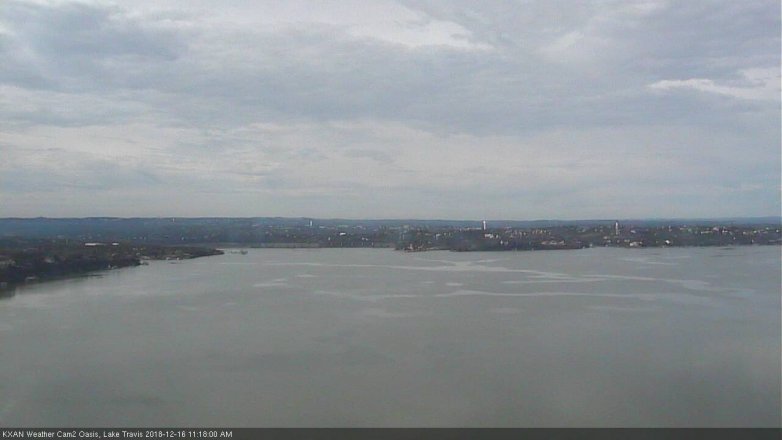 Lake Travis webcam, December 16, 2018 10:20 AM CT