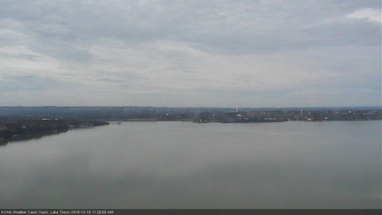 Lake Travis webcam, December 16, 2018 10:30 AM CT