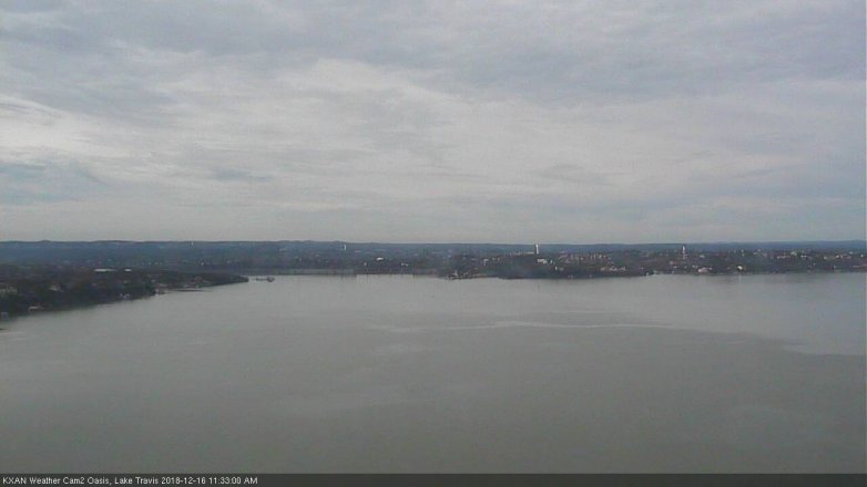 Lake Travis webcam, December 16, 2018 10:35 AM CT