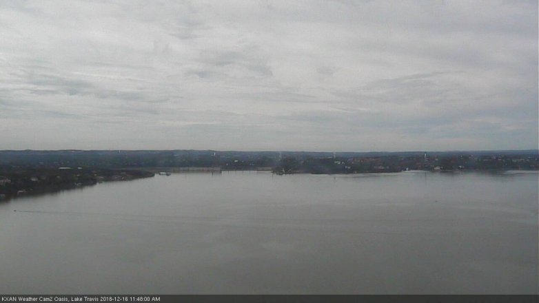 Lake Travis webcam, December 16, 2018 10:50 AM CT
