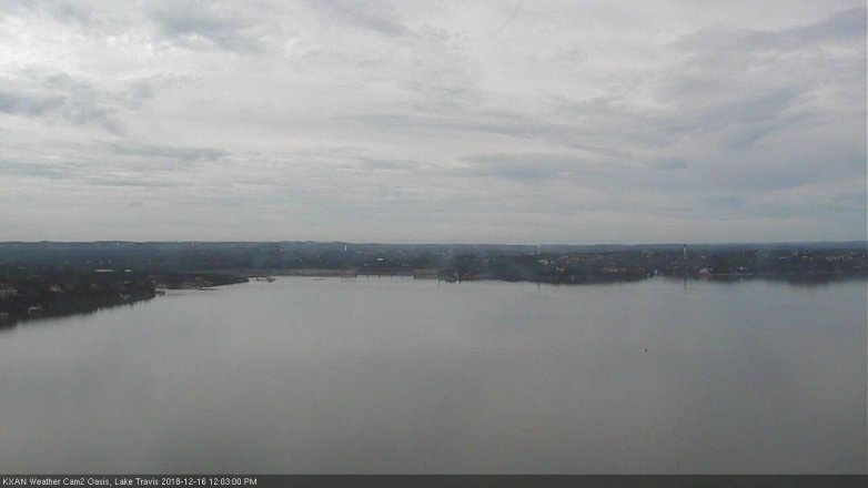 Lake Travis webcam, December 16, 2018 11:05 AM CT