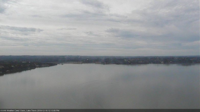Lake Travis webcam, December 16, 2018 11:15 AM CT