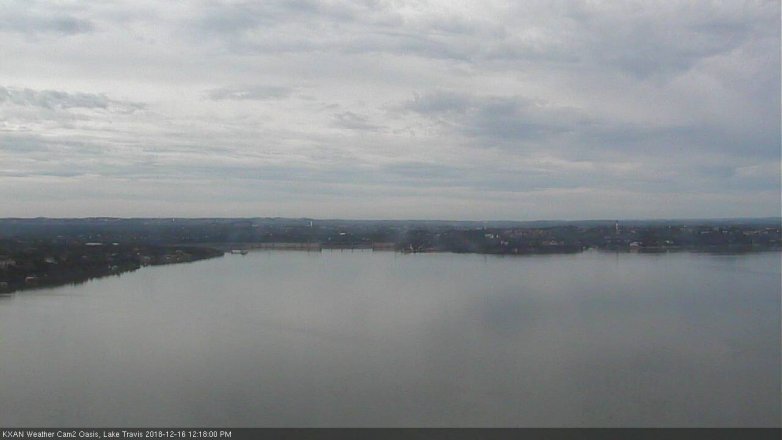 Lake Travis webcam, December 16, 2018 11:20 AM CT