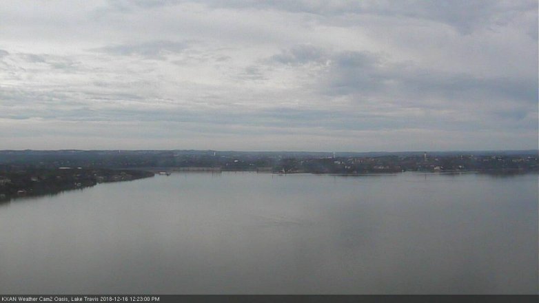 Lake Travis webcam, December 16, 2018 11:25 AM CT
