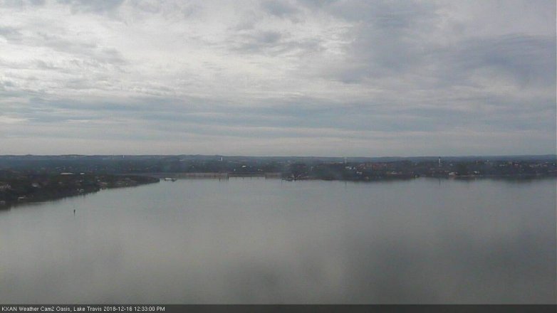 Lake Travis webcam, December 16, 2018 11:35 AM CT