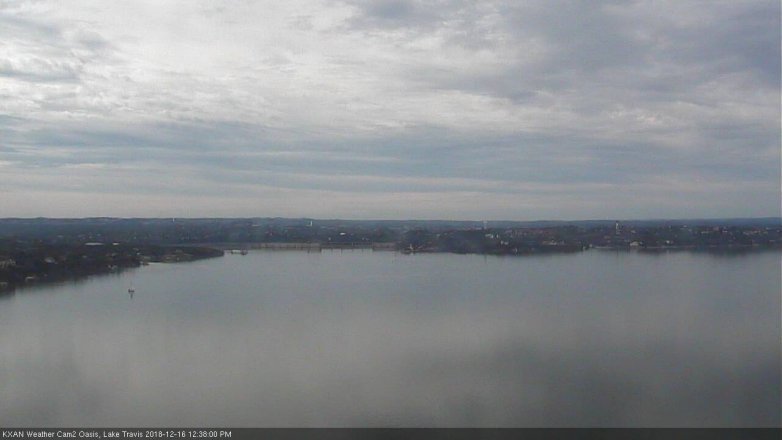 Lake Travis webcam, December 16, 2018 11:40 AM CT