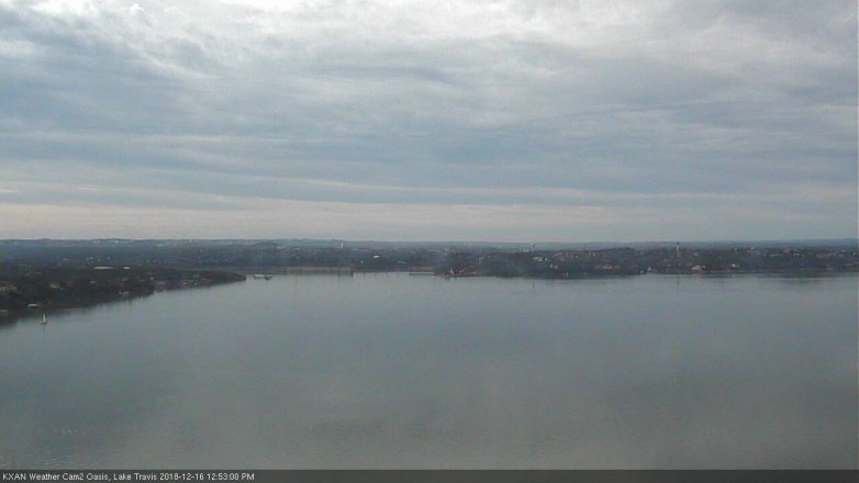 Lake Travis webcam, December 16, 2018 11:55 AM CT