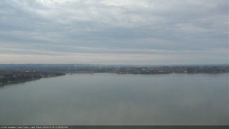 Lake Travis webcam, December 16, 2018 12:00 PM CT
