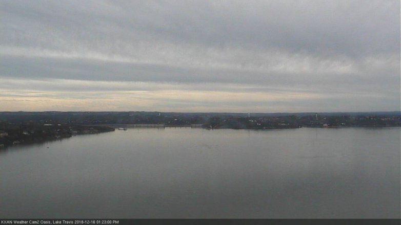 Lake Travis webcam, December 16, 2018 12:25 PM CT