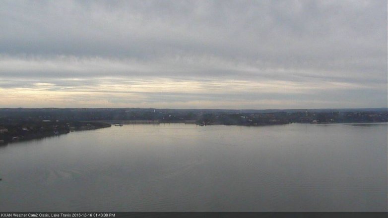 Lake Travis webcam, December 16, 2018 12:45 PM CT