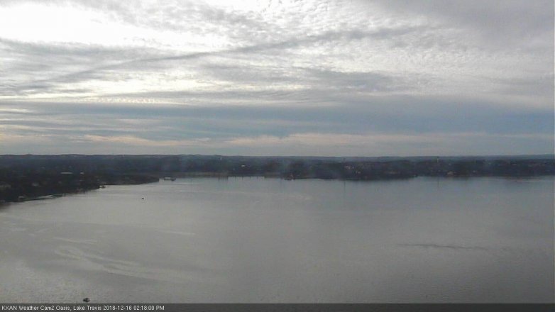 Lake Travis webcam, December 16, 2018 1:20 PM CT