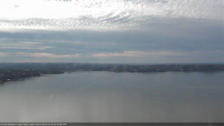 Lake Travis webcam, December 16, 2018 1:35 PM CT