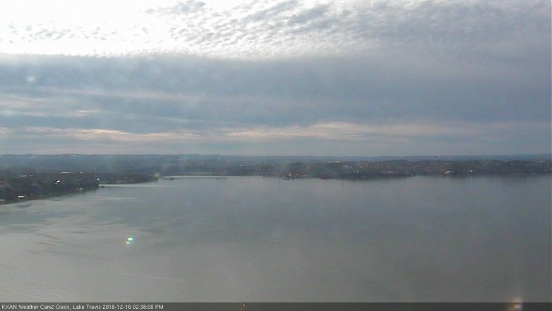 Lake Travis webcam, December 16, 2018 1:40 PM CT