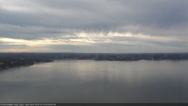 Lake Travis webcam, December 16, 2018 2:05 PM CT