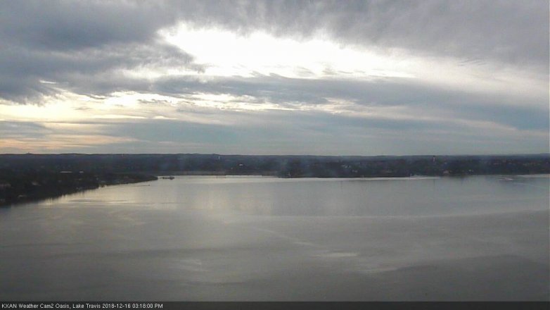 Lake Travis webcam, December 16, 2018 2:20 PM CT