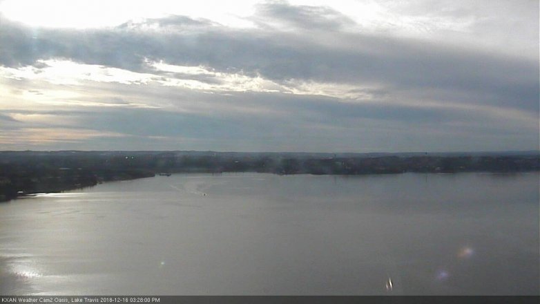 Lake Travis webcam, December 16, 2018 2:30 PM CT