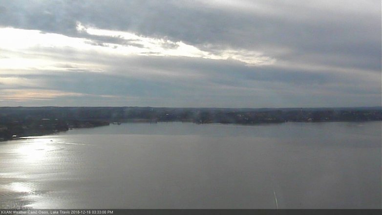Lake Travis webcam, December 16, 2018 2:35 PM CT