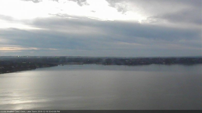 Lake Travis webcam, December 16, 2018 2:45 PM CT