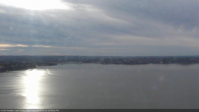 Lake Travis webcam, December 16, 2018 3:00 PM CT