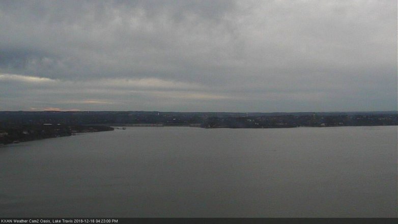Lake Travis webcam, December 16, 2018 3:25 PM CT
