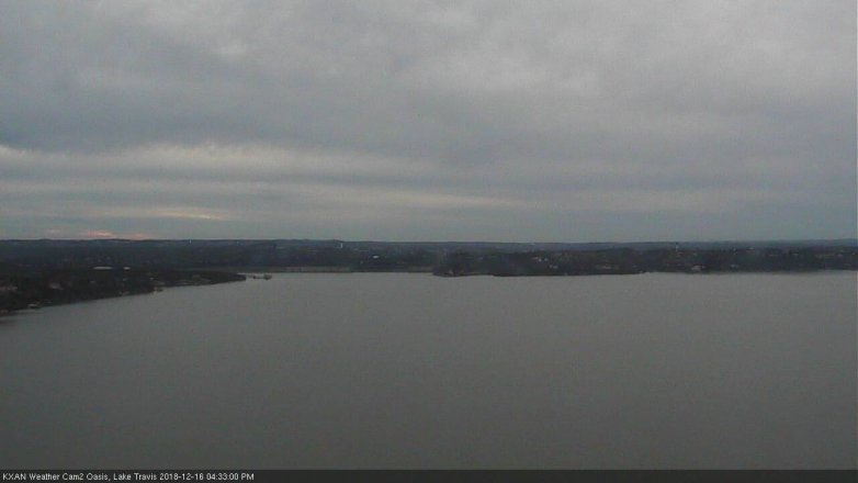 Lake Travis webcam, December 16, 2018 3:35 PM CT