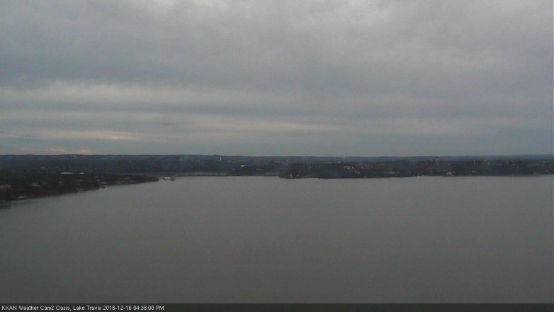 Lake Travis webcam, December 16, 2018 3:40 PM CT